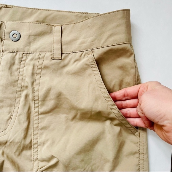 Columbia Omni-Shield Capri Shorts Tan 8 - Picture 5 of 12